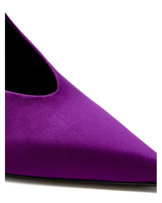 Jude Purple Kiss Satin Pumps