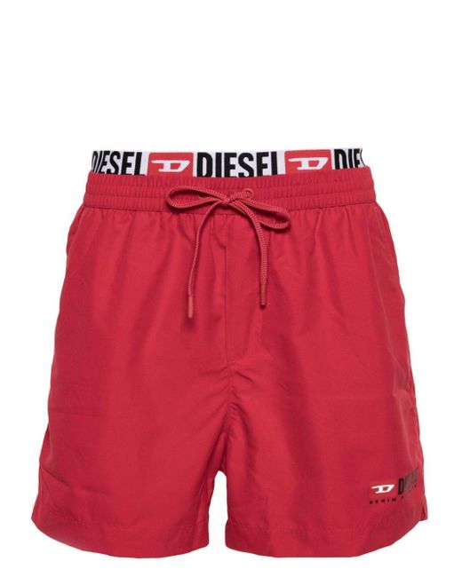 DIESEL Red Bmbx-visper-41 Swim Shorts for men