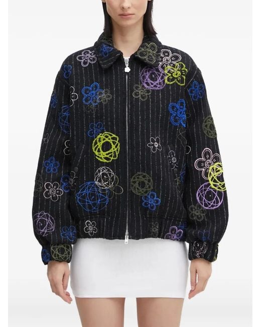 KENZO Blue X Futura 2000 Striped Jacket