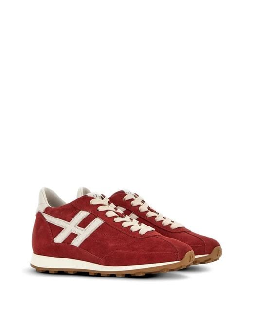 Hogan Red Baskets Athletic À Logo