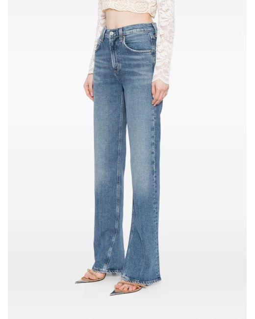 Agolde Blue Kick Boot Jeans