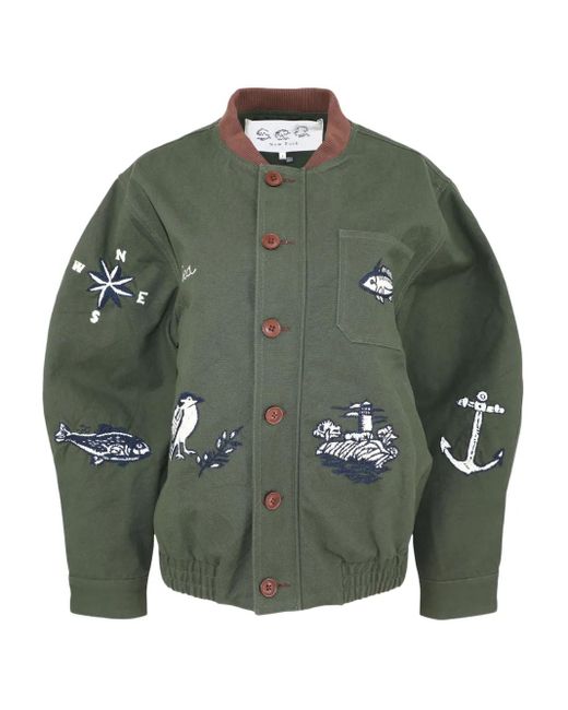 Sea Green Clyde Bomberjacke