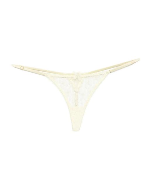 Kiki de Montparnasse White Vinca G-String
