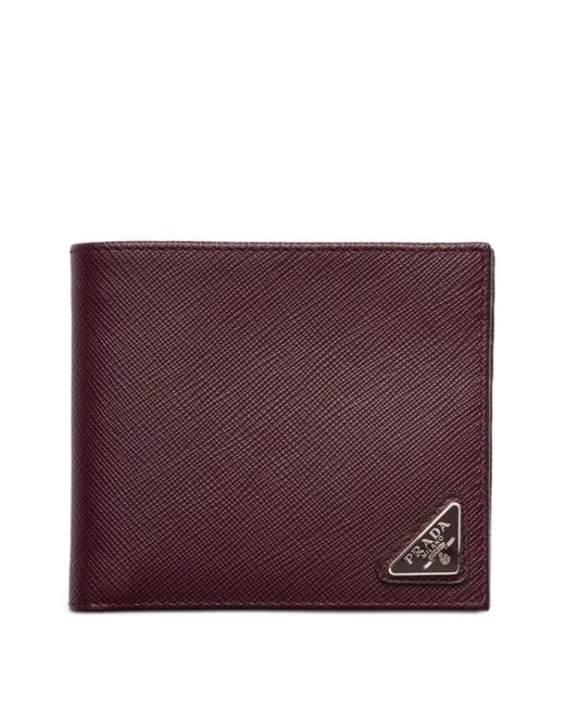 Prada Purple Leather Wallet for men