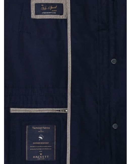 Hackett Blue Velospeed Lightweight Jacket for men