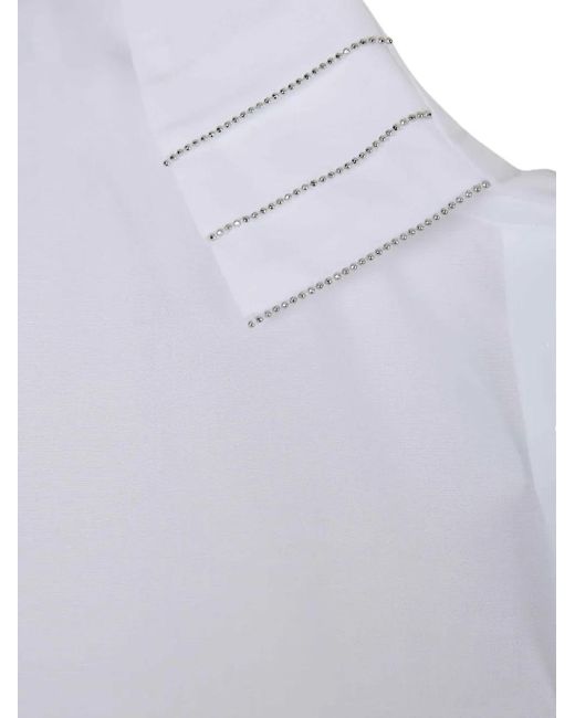 Peserico White Sleeveless Shirt