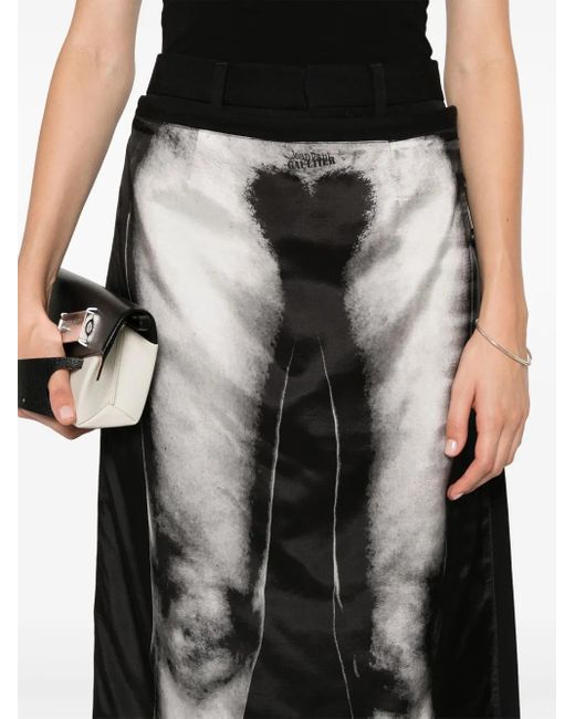 Jean Paul Gaultier Black The Body Marinière Trousers