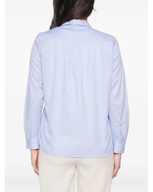 MAISON 123 White Carla Button-Up Shirt