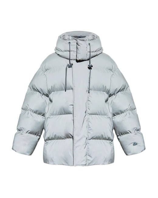 Lacoste Blue Hooded Padded Jacket for men