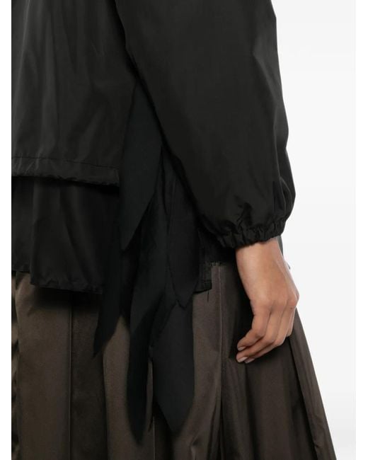 Undercover Black Layered-Design Jacket