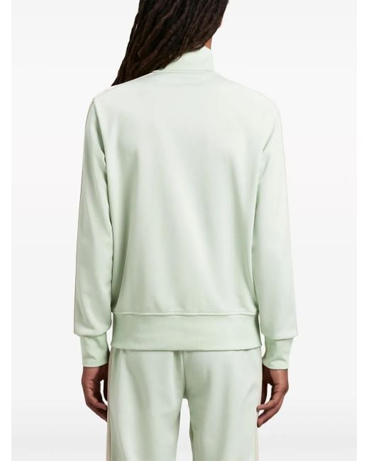 Palm Angels Green Stripe Detail Sweatshirt for men