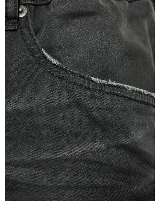 DIESEL Gray Drawstring-Waist Skinny Jeans for men