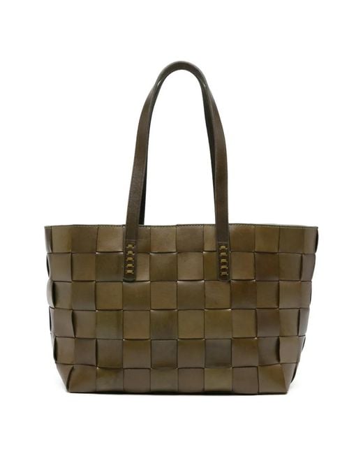Bolso Shopper Tejido Dragon Diffusion de color Green