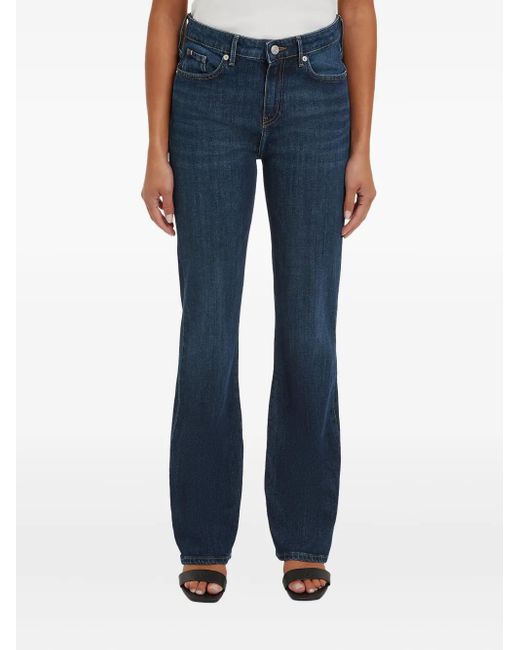 Tommy Hilfiger Blue Five-Pockets Bootcut Jeans