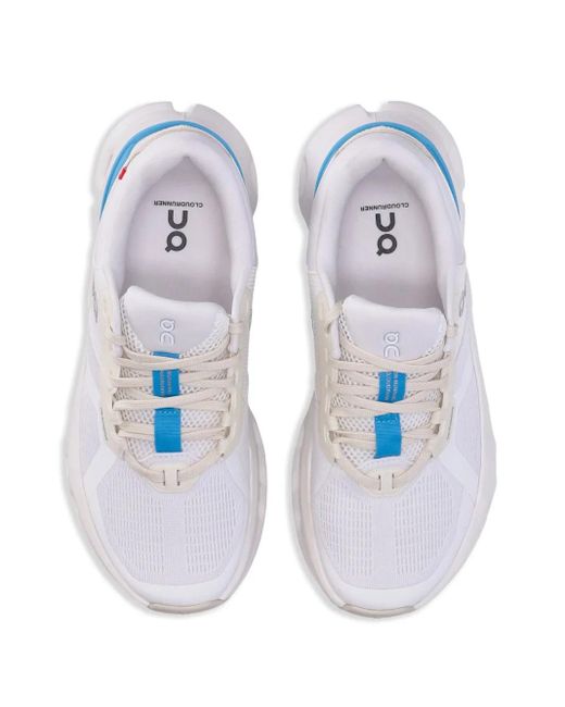 On Shoes White Cloudrunner 2 Sneakers