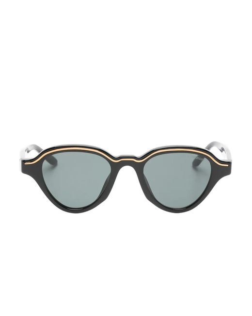 Emporio Armani Sonnenbrille Mit Geometrischem Gestell in Gray für Herren