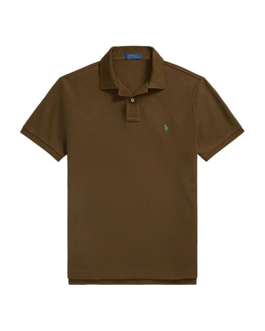 Polo Ralph Lauren Brown Cotton Polo Shirt for men