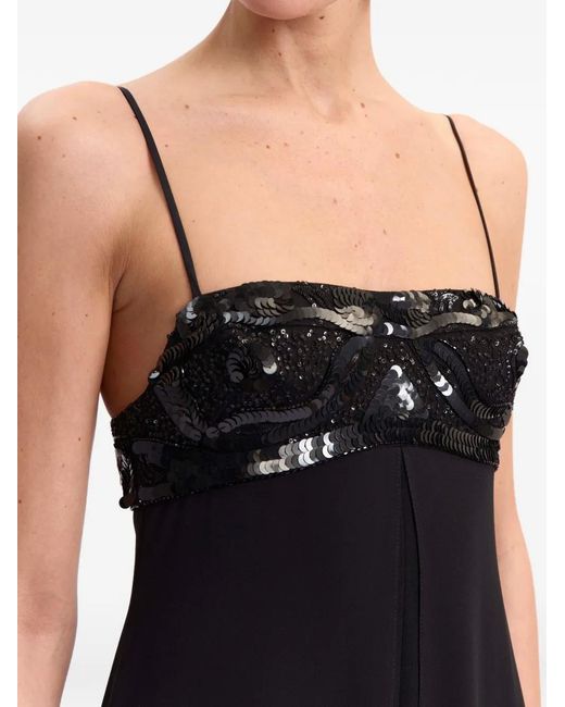 16Arlington Black Agata Maxi Dress