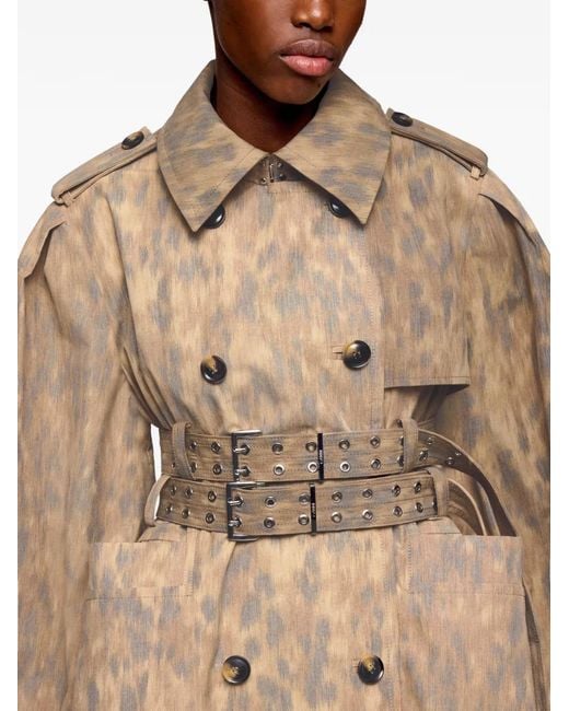 Ganni Natural Trench Coat