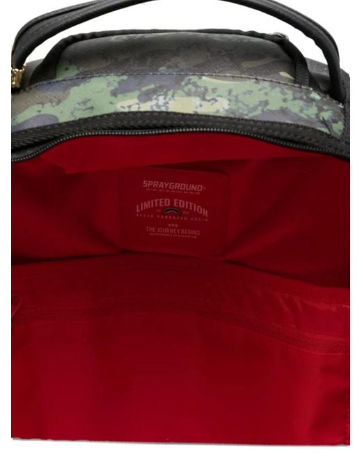 Sprayground Gray Camo Splash Backpack for men