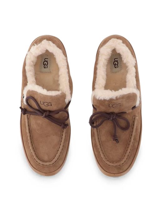 Ugg Brown Quill Slip-On Sneakers