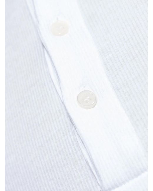 Camiseta Con Logo Bordado Versace de hombre de color White