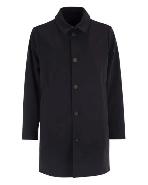 Rrd Blue Single-Breasted Coat for men