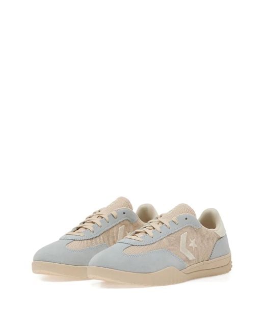 Converse White Bridal Logo-Patch Sneakers