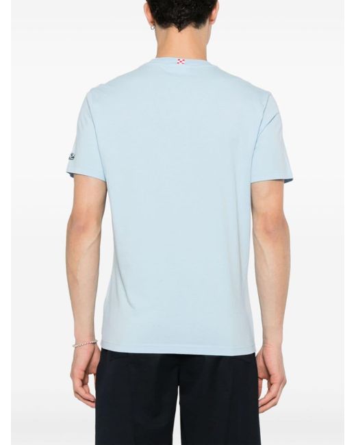 Mc2 Saint Barth X Big Babol T-Shirt mit Krebs-Print in Blue für Herren