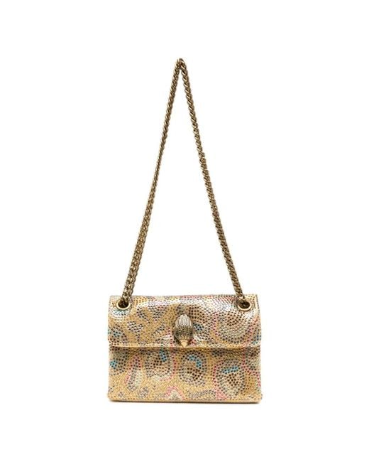 Kurt Geiger Natural Mini Crystal-Embellished Crossbody Bag