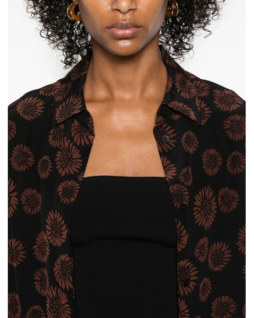 Matteau Black Strapless Knit Crop Top
