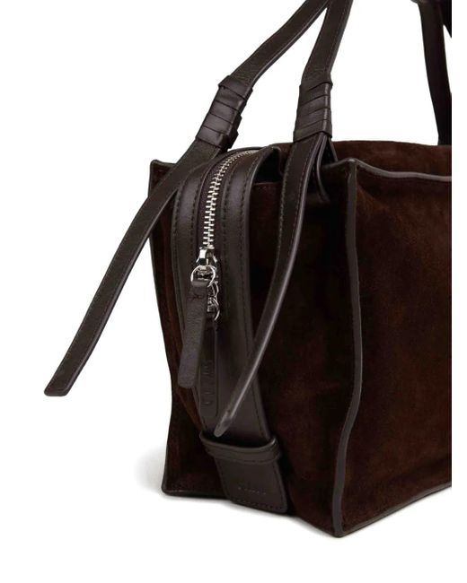 Staud Brown Harold Suede Bag