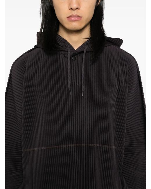 Homme Plissé Issey Miyake Black Rb Hoodie for men