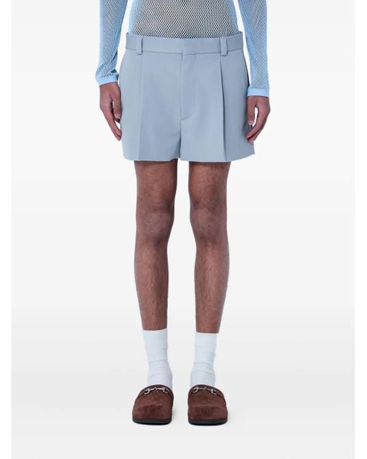 Gucci Shorts Mit Mittelhohem Bund in Blue für Herren