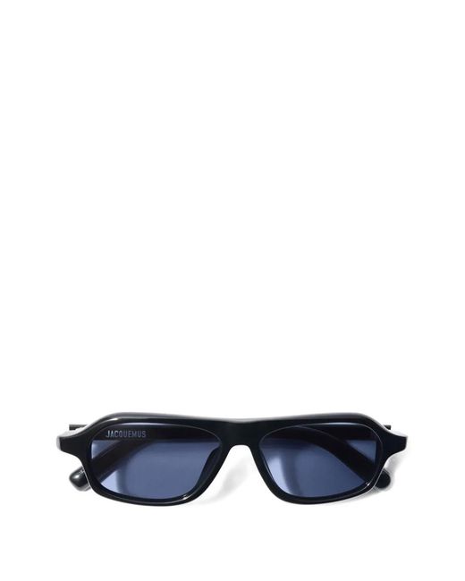 Jacquemus レディース ブルー 127 スクエアフレーム サングラス 【公式 