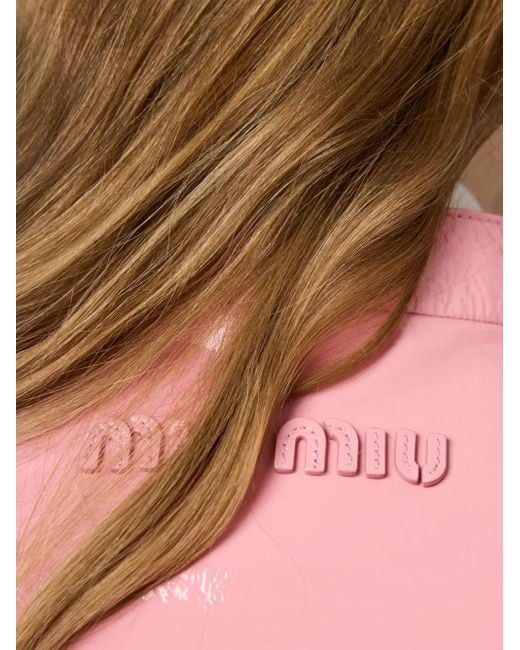 Miu Miu Naplak Jack in het Pink