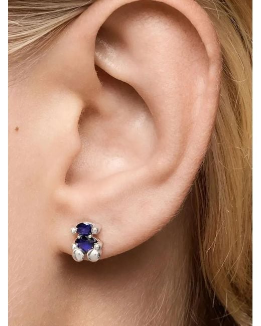 Tous Brown Bear-Shape Earrings