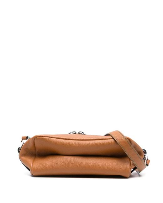 メンズ Valextra Origami ショルダーバッグ ミニ Brown