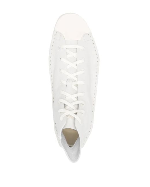 Y-3 White Kyasu High-Top Sneakers for men