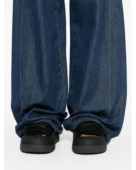 DARKPARK Blue Iris Wide-Leg Jeans