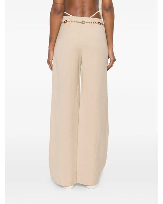 Maje Flared Broek in het White