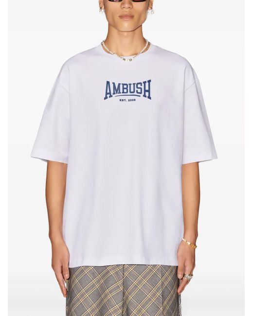 Ambush White Graphic T-Shirt for men