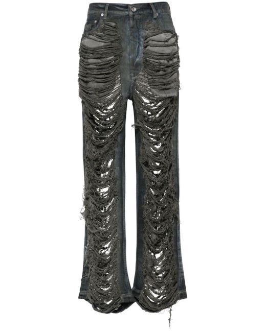 Jeans > straight jeans Rick Owens pour homme en coloris Gray