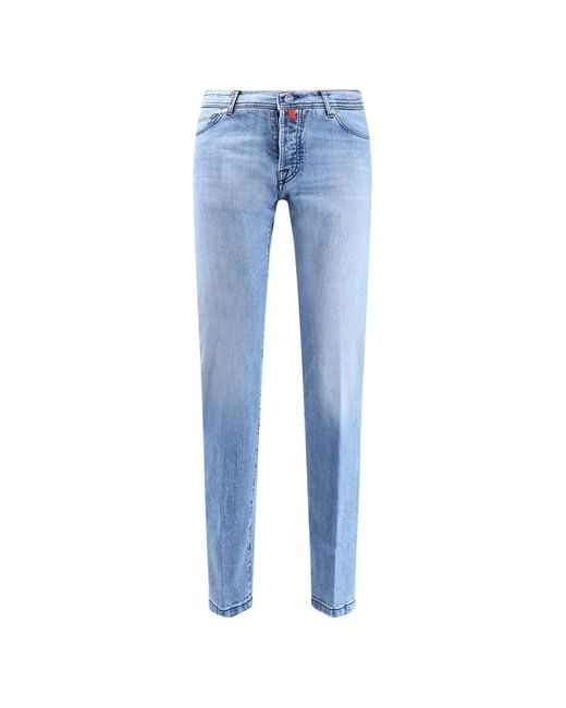 Kiton Blue Five-Pocket Jeans for men