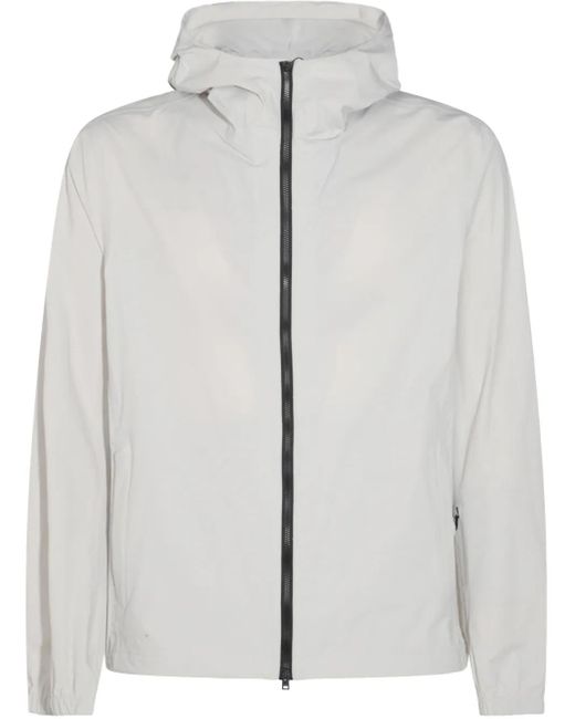 メンズ Herno フーデッド ジャケット Gray