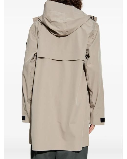 Canada Goose Natural Logo-Patch Parka Coat for men