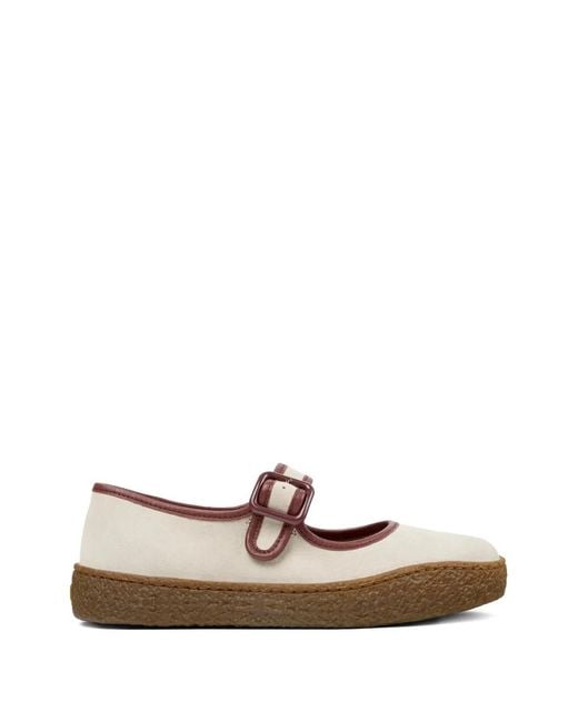 Ballerines Peu Terreno À Bride À Boucle Camper en coloris White