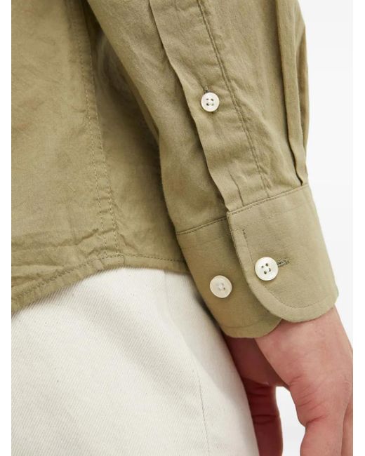 Les Deux Green Pocket Button-Down Shirt for men