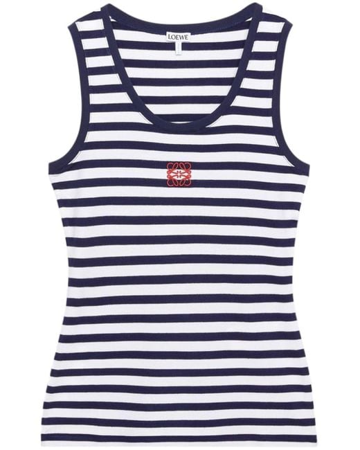 Loewe Jersey Tanktop in het Blue