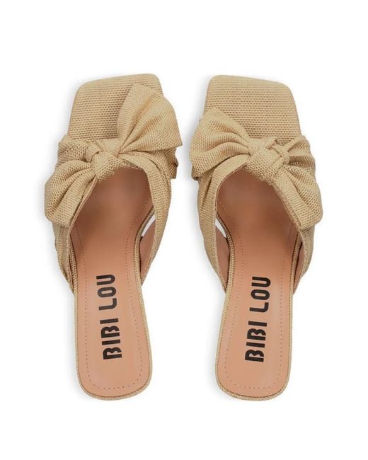 Bibi Lou Metallic Karsie Bow Sandals